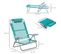 Lot De 2 Chaises De Jardin Camping Pliables Inclinables