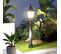 Luminaire Extérieur - Lampadaire De Jardin - E27 - Verre Alu Noir