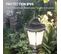 Luminaire Extérieur - Lampadaire De Jardin - E27 - Verre Alu Noir