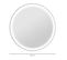 Miroir Rond Lumineux LED De Salle De Bain 29 W Ø 60 Cm Tactile Antibuée Blanc Argent