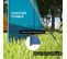 Paravent De Camping Plage Portable Pliable Avec Sac Poteaux Bleu