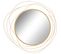 Miroir Rond Design Moderne Ø 65 Cm Métal Filaire Doré