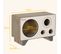 Niche Grattoir Pour Chat 2 En 1 Design Radio Transistor Vintage