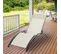 Bain De Soleil Design Contemporain Inclinable Tétière