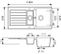 Évier Granit Blanc Schock LEDis 1 Bac 1/2 - 1 Égouttoir