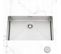 Evier Sous-plan Inox Nid D´abeille Vibrato Luisina 1 Bac 770x450 Mm - Sans Vidage