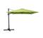 Parasol Déporté Rotatif 3 X 3m En Aluminium Vert