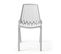 Lot De 4 Chaises En Plastique Blanc