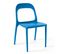 Lot De 4 Chaises En Plastique Bleu