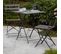 Table De Jardin Pliante Bistrot En Acier Gris