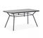 Salon De Jardin 6 Places ensemble table + 6 chaises + Parasol - Gris