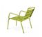 Palavas - Fauteuil De Jardin Bas Relax Acier Vert