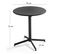 Palavas - Table De Jardin Ronde Bistro Inclinable En Acier Anthracite