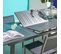 Table De Jardin Extensible En Aluminium Gris