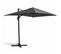 Parasol Déporté Rotatif 2x3m En Aluminium Gris Anthracite