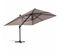 Parasol Déporté 3x4m En Aluminium Taupe