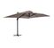 Parasol Déporté 3x4m En Aluminium Taupe