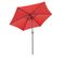 Parasol Droit 3m En Aluminium Rouge