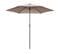 Parasol Droit 3m En Aluminium Taupe