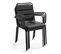 Palavas - Fauteuil En Métal Anthracite