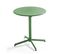 Palavas - Ensemble Table De Jardin Et 2 Fauteuils Métal Vert Cactus