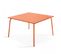 Palavas - Ensemble Table De Jardin Et 8 Chaises En Métal Orange