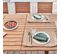 Table De Jardin Extensible En Bois D'eucalyptus 8-10 personnes