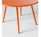 Palavas - Table Basse Ronde En Métal Orange