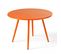 Palavas - Table Basse Ronde En Métal Orange