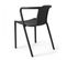 Lot De 4 Chaises Plastique Noir