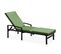 Lot 2 Coussins Bain De Soleil Polyester Vert 186 X 53 X 5 Cm