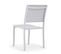 Lot De 2 Chaises De Jardin Aluminium Et Textilène Blanc