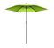 Parasol Droit Inclinable 3m Et 4 Dalles Lestées Aluminium Vert