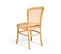 Lot De 2 Chaises En Rotin Naturel Et Teck Massif