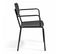 Fauteuil De Jardin En Aluminium Noir