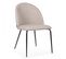 Lot De 4 Chaises En Tissu Beige