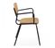 Lot De 2 Chaises Avec Accoudoirs En Bois