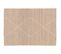 Tapis En Jute Naturel à Motif Losange Tissé Main 80 X 200 Cm