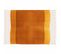 Tapis Rectangulaire En Laine Tissé à Plat Jaune/ Orange 160 X 230 Cm