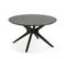 Table Basse Ronde En Bois 80 Cm Noir