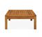 Table Basse De Jardin En Bois 80 X 60 X 30 Cm Maupiti