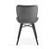 Lot De 2 Chaises En Velours Gris Anthracite