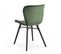 Lot De 2 Chaises En Velours Vert Foncé