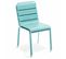 Palavas - Ensemble Table De Jardin Et 4 Chaises En Métal Turquoise