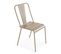 Palavas - Ensemble Table Inclinable De Jardin Et 2 Chaises Taupe