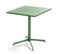 Palavas - Ensemble Table Inclinable De Jardin Et 2 Chaises Vert Cactus