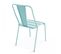 Chaise En Métal Turquoise