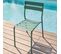 Chaise De Jardin En Aluminium Vert Foncé