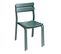 Chaise De Jardin En Aluminium Vert Foncé