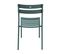 Chaise De Jardin En Aluminium Vert Foncé